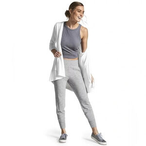 Athleta Restore Jogger Active Lounge Pants Soft Light Heather Gray Small